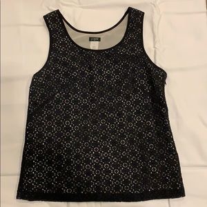 J. Crew Leslie Lace Shell Tank — Size 2
